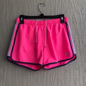 Adidas Women’s Hot Pink Workout Athletic Running Shorts S